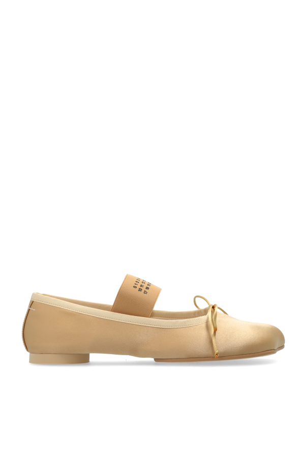 Beige 'Anatomic' Ballet Flats MM6 Maison Margiela